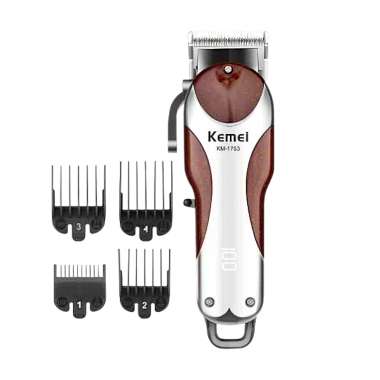 Κουρευτική μηχανή - KM-1753 - Kemei - Silver/Red