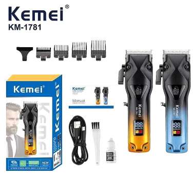 Κουρευτική μηχανή - KM-1781 - Kemei - Blue