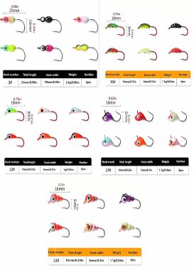 Σετ δολώματα βαρίδια σε θήκη - 30pcs - 831829