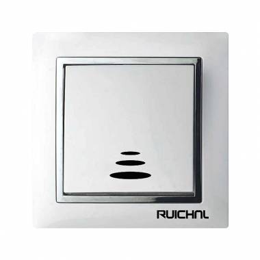 Διακόπτης τοίχου χωνευτός με λυχνία - Μονός ενιαίου ελέγχου - RC3601 - 360104