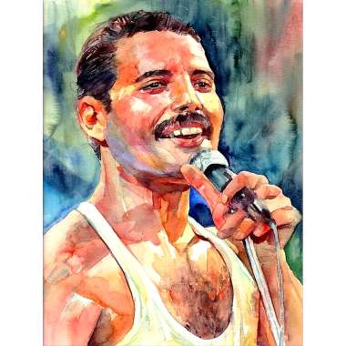 Olympus Diamond Painting "Freddie Mercury"- Ψηφιδωτό Μωσαικό "Φρέντυ Μέρκιουρι"50Χ40