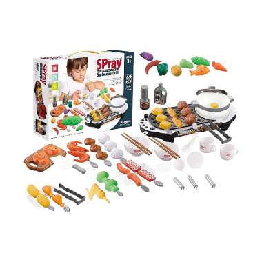 Παιδικό σετ μαγειρικής Barbeque-Grill - 69pcs - 5716 - 234598