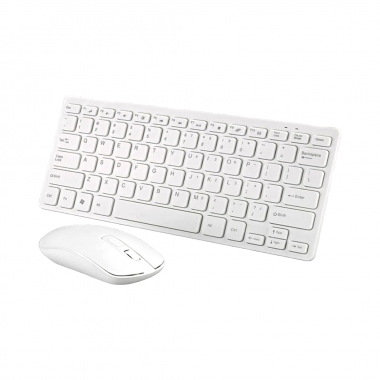 Σετ ασύρματο πληκτρολόγιο & ποντίκι H/Y - 2.4GHz - GMK-901 - 425434 - White