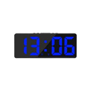 Ψηφιακό ρολόι - Ξυπνητήρι - 6628 - 466288 - Blue Light