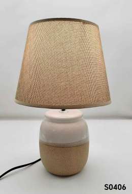 Επιτραπέζιο φωτιστικό - Πορτατίφ - S0406 - 804068 - Beige