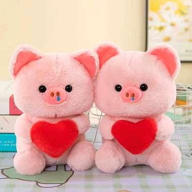 Λούτρινο κουκλάκι Γουρουνάκι - 25cm - 660167