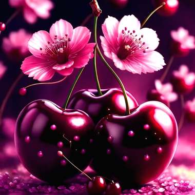 Olympus Diamond Painting "Cherry blossom" - Ψηφιδωτό Μωσαικό "Άνθος κερασιάς" 50X40