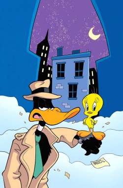 Olympus Diamond Painting "Daffy Duck & Tweety"- Ψηφιδωτό Μωσαικό Ντάφι Ντακ & Τουίτι " 40X30