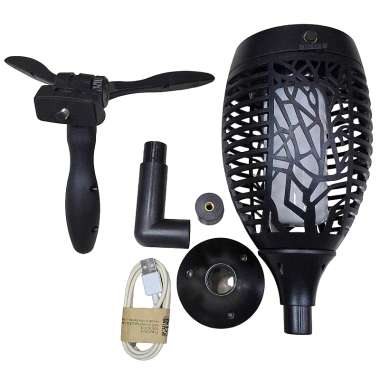 Επαναφορτιζόμενο φαναράκι κήπου LED - 833 - 508338