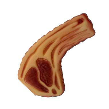 Παιχνίδι σκύλου Latex Steak - 15.5x9cm - 12pcs - 550353