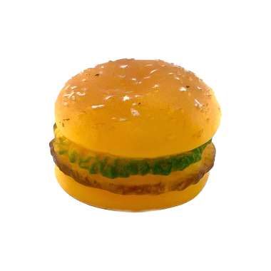 Παιχνίδι σκύλου Latex Burger - 8x5cm - 12pcs - 550381