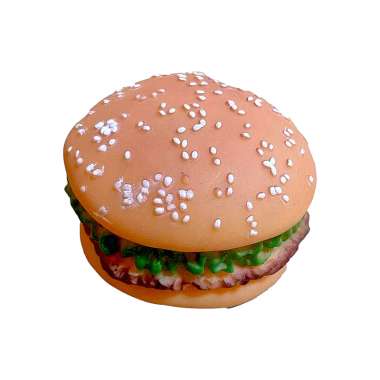 Παιχνίδι σκύλου Latex Burger - 8x5cm - 12pcs - 550382