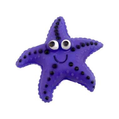 Παιχνίδι σκύλου Latex αστερίας - 12cm - 12pcs - 550464