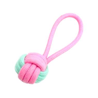 Παιχνίδι σκύλου σχοινί με μπάλα - 18x6cm - 12pcs - 550586