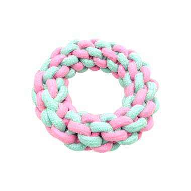 Παιχνίδι σκύλου κρίκος από σχοινί - 16cm - 550589