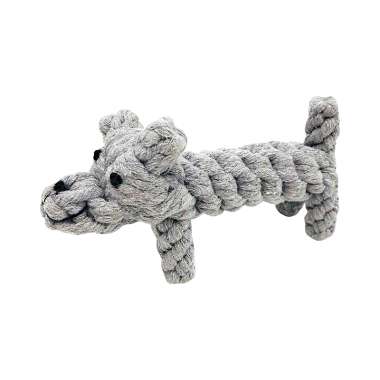 Παιχνίδι σκύλου ζωάκι από σχοινί - 15cm - 550607