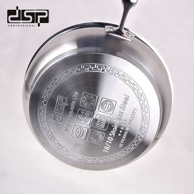 Τηγάνι ανοξείδωτο με καπάκι - 2.5L - CS002-C24 - DSP - 560539
