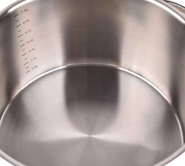 Κατσαρόλα ανοξείδωτη με καπάκι - 6.3L - CS003-B24 - DSP - 561598