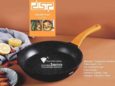Αντικολλητικό τηγάνι - 1.9L - CA002-C24-Black - DSP - 563226
