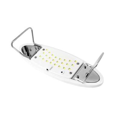 Φουρνάκι νυχιών με βάση στήριξης - Arm Rest manicure-pedicure - SUN-H9 - 582426 - White