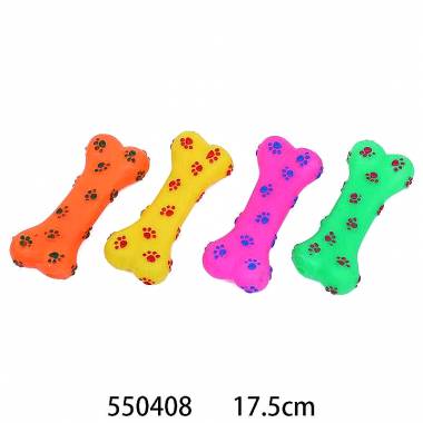 Παιχνίδι σκύλου Latex κόκκαλο - 17.5cm - 12pcs - 550408