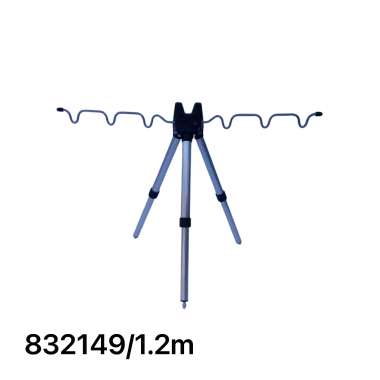 Βάση στήριξης καλαμιών 6 θέσεων - Μεταλλική - 1.2m - 832149