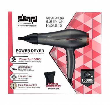 Πιστολάκι μαλλιών - 30284 - DSP - 613101 - Black