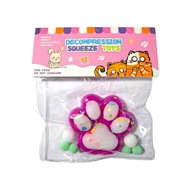 Πατούσα Antistress Squishy - Σετ 16pcs - GA524-1 - 652419
