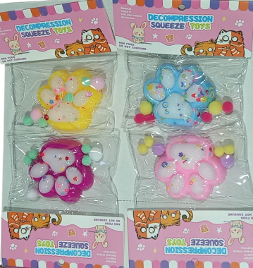 Πατούσα Antistress Squishy - Σετ 16pcs - GA524-1 - 652419