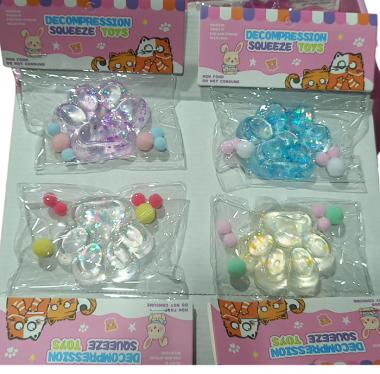 Πατούσα Antistress Squishy - Σετ 16pcs - GA524-4 - 652440