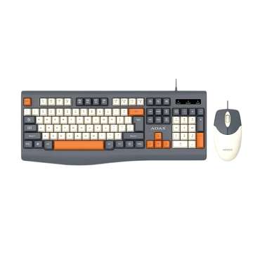 Σετ ενσύρματο πληκτρολόγιο & ποντίκι - A1019 - 656553 - Black