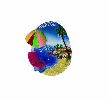 Tουριστικό μαγνητάκι Souvenir – Σετ 12pcs - Resin Magnet - Greece - 678023