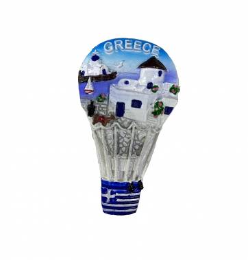 Tουριστικό μαγνητάκι Souvenir – Σετ 12pcs - Resin Magnet - Greece - 678032
