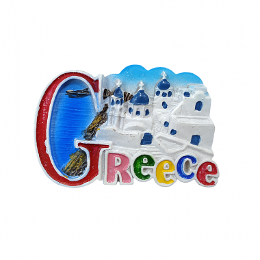 Tουριστικό μαγνητάκι Souvenir – Σετ 12pcs - Resin Magnet - Greece - 678041