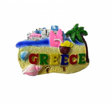 Tουριστικό μαγνητάκι Souvenir – Σετ 12pcs - Resin Magnet - Greece - 678064