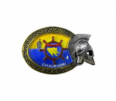 Tουριστικό μαγνητάκι Souvenir – Σετ 12pcs - Resin Magnet - Chalkidiki - 678073