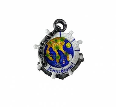 Tουριστικό μαγνητάκι Souvenir – Σετ 12pcs - Resin Magnet - Chalkidiki - 678087