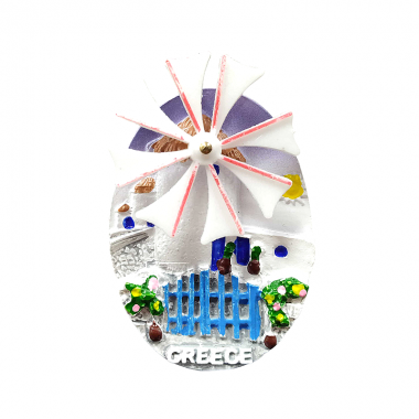 Tουριστικό μαγνητάκι Souvenir – Σετ 12pcs - Resin Magnet - Greece - 678205