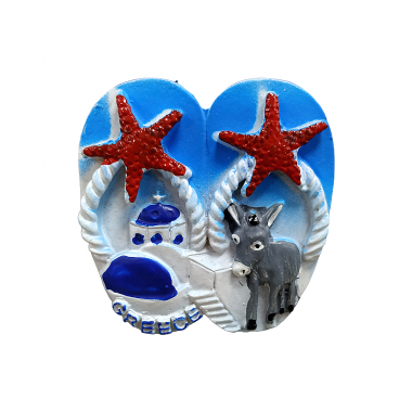 Tουριστικό μαγνητάκι Souvenir – Σετ 12pcs - Resin Magnet - Greece - 678225