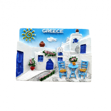 Tουριστικό μαγνητάκι Souvenir – Σετ 12pcs - Resin Magnet - Greece - 678257