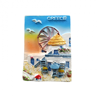 Tουριστικό μαγνητάκι Souvenir – Σετ 12pcs - Resin Magnet - Greece - 678262