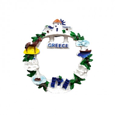 Tουριστικό μαγνητάκι Souvenir – Σετ 12pcs - Resin Magnet - Greece - 678292
