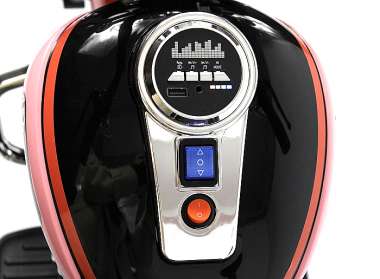 Παιδικό ηλεκτροκίνητο τρίκυκλο scooter με φάρο - BJQ-6388 - 701114 - White/Orange