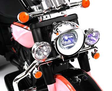 Παιδικό ηλεκτροκίνητο τρίκυκλο scooter με φάρο - BJQ-6388 - 701114 - White/Orange