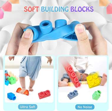 Olympus 80 τεμ μαλακά τουβλάκια για 12+μηνών