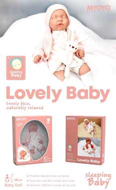 Κούκλα μωρό με αξεσουάρ - 48cm - YT18-4A - 917436