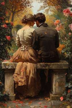 Olympus Diamond Painting "Love,Romantic couple" - Ψηφιδωτό Μωσαικό "Ρομαντική σκηνή ζευγαριού" 40Χ30
