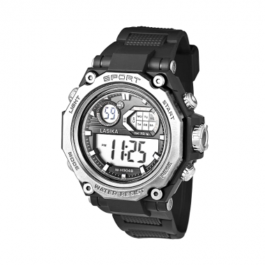 Ψηφιακό ρολόι χειρός - LS9048 - Lasika - 817339 - Black/Silver