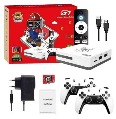 Φορητή κονσόλα παιχνιδιών & Android TV Box με 2 χειριστήρια - G7 - 812952