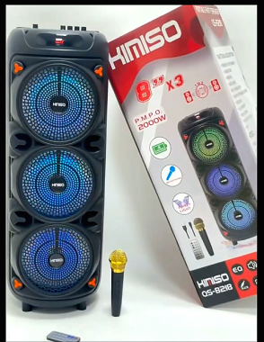 Φορητό ηχείο subwoofer με μικρόφωνο Karaoke - QS-8218 - 813096